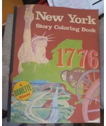 Bicentennial 1976 Gravette 17x22 New York Story Coloring Book Unused His... - £36.76 GBP