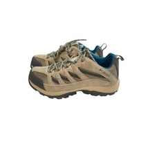 Columbia Women’s Crestwood Waterproof Hiking Shoe Pebble/Lagoon BK4595-227 WIDE - £30.80 GBP