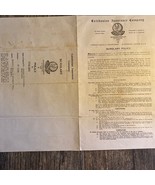 Ancien document vintage Palestine politique de la compagnie calédonienne... - $69.08 CAD