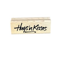 DeNami Design Hugs &#39;n Kisses Rubber Stamp, Valentine&#39;s Day Stamp - £7.63 GBP