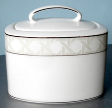 kate Spade Carling Way Sugar Bowl Cane Border Motif by Lenox USA New - $38.90