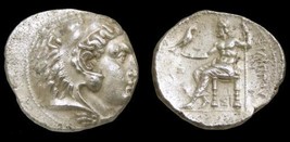 Alexander The Great Type. Rare Ptolemy I. Tetradrachm. Herakles, Zeus Large Coin - £492.90 GBP