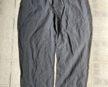 Banana Republic Linen blend crop Pants Wide Leg Size small Elastic Waist... - $32.50