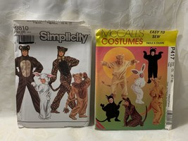 Group of 2 Halloween Costumes Sewing Patterns McCall&#39;s &amp; Simplicity - $1.45