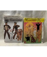 Group of 2 Halloween Costumes Sewing Patterns McCall&#39;s &amp; Simplicity - £2.28 GBP