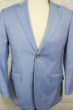 NEW $425 Paul Federick Super 120s Wool Sky Blue Sport Coat 38S - £98.84 GBP