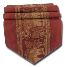 TIL05 bordeaux elephant table runner tablecloth tablerunner silk 200x30c... - £15.30 GBP