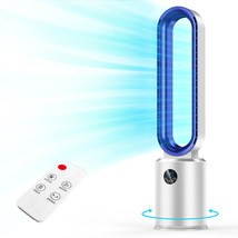 Bladeless Tower Fan, 38&quot; Quiet Tower Fan with Remote, 24 Speeds, 12H Timer - $9,882.80 MXN