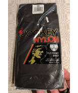 NOS Vintage 1986 Jockey Nylon Fly Front Brief SZ 36 1031 Black USA Under... - $29.02