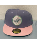 Dodgers New Era Stadium Top Hat Cooperstown 59Fifty 7 7/8 (62.5cm) Pink ... - £30.20 GBP