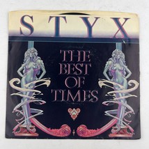 Styx – The Best Of Times / Lights 45RPM Single Record 7&quot; Vinyl Single 45 RPM - £5.44 GBP