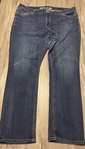 Seven 7 Luxe Blue Denim Jeans/Pants Straight Leg Size 22 - £16.44 GBP
