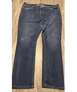 Seven 7 Luxe Blue Denim Jeans/Pants Straight Leg Size 22 - £16.45 GBP