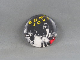 Vintage Band Pi - Bon Jovi Bon Jovi Album Cover - Celluloid PIn  - $19.00