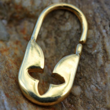 Gold Flower Padlock Cartilage Earring / Septum Ring - $24.99