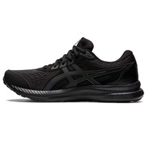 ASICS Men&#39;s Gel-Contend 8 Running Shoes, 12, Black/Carrier Grey - £80.20 GBP