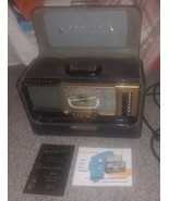 Vintage Zenith Trans Oceanic Model H500 Shortwave Radio W/ 2 Manuals - £257.51 GBP