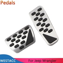 Stainless Steel Car Pedals for  Wrangler JL 2018 - 2021 AT Accelerator ke Pedal  - £57.86 GBP