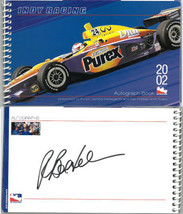 Raul Boesel Signed 2002 Indy Racing 7.75x4.5  Autograph Book/Season Sche... - £12.53 GBP