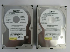 Western Digital Lot Of 2 WD1600JS WD1600JS-55NCB1 160GB 3.5" 7.2K Sata Hdd 74-2 - $14.19