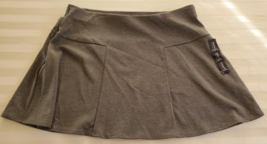 NWT Gap Heather Grey Fall Fit Flare Mid Thigh Skirt Size Medium - $16.82