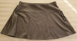 NWT Gap Heather Grey Fall Fit Flare Mid Thigh Skirt Size Medium - £13.32 GBP