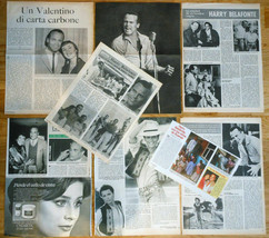 HARRY BELAFONTE 1950s / 1990s clippings magazine articles photos - £6.81 GBP