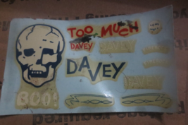 1963 Weird-oh&#39;s Davey Hawk Model Kit STICKERS ONLY Kit 531-100 - $27.90