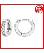 Elegant Sterling Silver Huggie Hoop Earrings - 6mm to 12mm for Timeless ... - $618.88 MXN