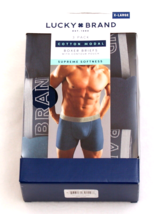 Lucky Brand Blue Boxer Brief Underwear 3 in Package New Package Men&#39;s  XL - $39.59