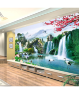 3d Three-dimensional Large Wallpaper Mural Living Room TV Background Wall - £28.13 GBP