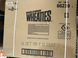 1998 Mark McGwire Wheaties Case Sealed Qty 14 x 18oz Cereal Boxes Unopened RARE - £791.36 GBP