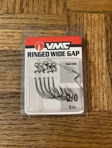 VMC Ringed Wide Gap Hook Size 2/0-Brand New-SHIPS N 24 HOURS - $11.76