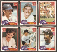 Boston Red Sox 1981 Topps Coca Cola Coke Team Set 12 Carl Yastrzemski Jim Rice - £11.98 GBP