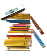 Vintage Pencil Lot Dixon Eagle Faber Castell Venus Colored Flat Eraser - €23,34 EUR