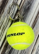 Dunlop Mini Tennis Ball Keychain Key Ring - Fuzzy - 1.5&quot; - £7.66 GBP