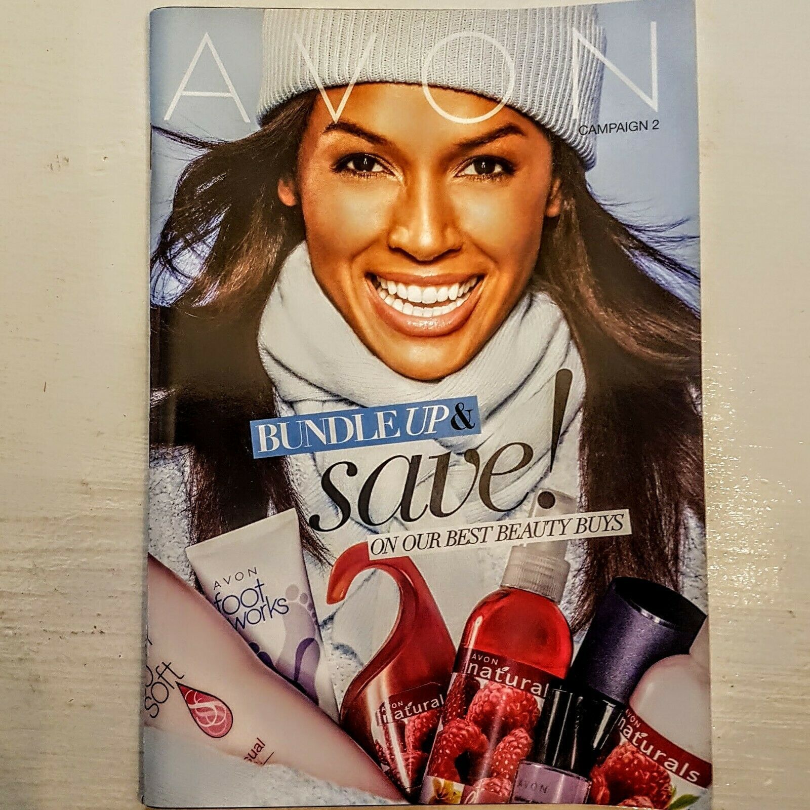 AVON Catalog unused Brochure Cam 2, 2013 with Bon Jovi &amp; Derek Jeter Sce... - $4.95