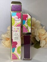 TOO FACED TUTTI FRUTTI COMFORT LIP GLAZE - WHO GIVES A FIG - NIB FS Fast... - $9.85