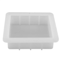 Large Square Mold Silicone Mould Loaf Baking Craft Tray for Homemade Ice Cake - £13.40 GBP