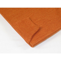 Men PRINCELY Turtle neck Sweater From Turkey Soft Merinos Wool 1011-80 Rust image 4