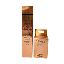 Yensa Beauty BC Foundation &amp; Skin on Skin Beauty Sponge Set Tan Warm - £15.27 GBP