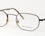 Lunettes Vintage Helge Steinhagen 4000 2 Noires Mat UNIQUE RARES 48-19-1... - $66.32