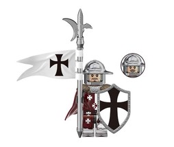 SH Knight of Tripoli with Flag Army Castle soldier Minifigure - $6.70