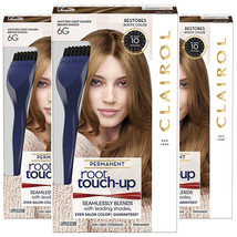 Pack of (3) New Clairol Nice &#39;n Easy Root Touch-Up 6G Light Golden Brown - £25.48 GBP