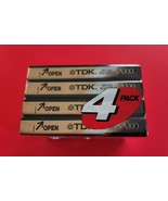 NEW  4 TDK SA 100 Type II High Bias Blank Audio Cassette Tapes SEALED - $39.99