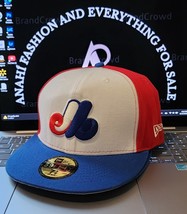 MLB-Montreal Expos 59FIFTY Fitted New Era white/ red/blue Hat  New - $494.95 MXN