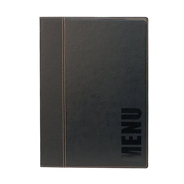 Securit Trendy Range A4 Menu Holder with 1 Double Insert, Black  - $32.00