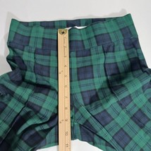Old Navy STEVIE Print Leggings Stretch Green & Black Plaid Mid-Rise Girls XS image 14