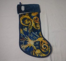 DOCTOR WHO Exploding TARDIS Van Gogh Christmas Stocking, 18&quot;, by Kurt Adler - £15.42 GBP