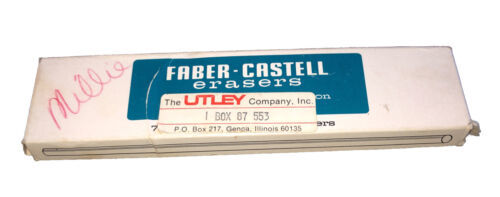 Faber Castell Vintage No. 73 White Pencil Eraser Open Box Lot Of 5 - $12.08